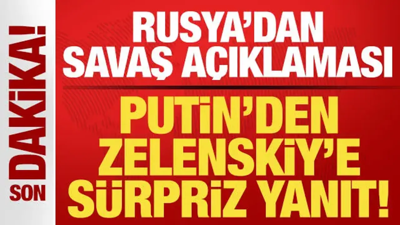 Rusya'dan son dakika açıklaması! Putin'den Zelenskiy'nin teklifine sürpriz yanıt!