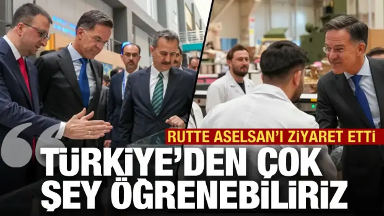 Rutte ASELSAN'ı ziyaret etti! 