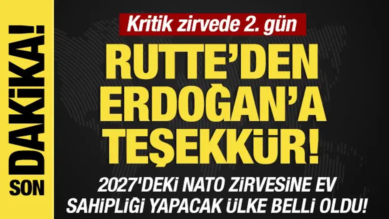 Rutte'den son dakika açıklama: 2027'deki zirveye ev sahipliği yapacak ülke belli oldu