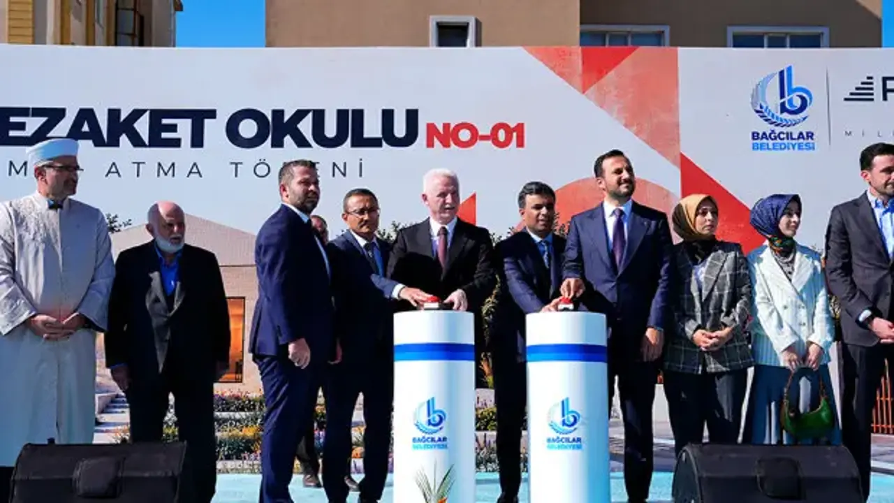 Sadece çocuklar değil aileler de eğitilecek! Bağcılar'da Nezaket Okulu'nun temeli atıldı