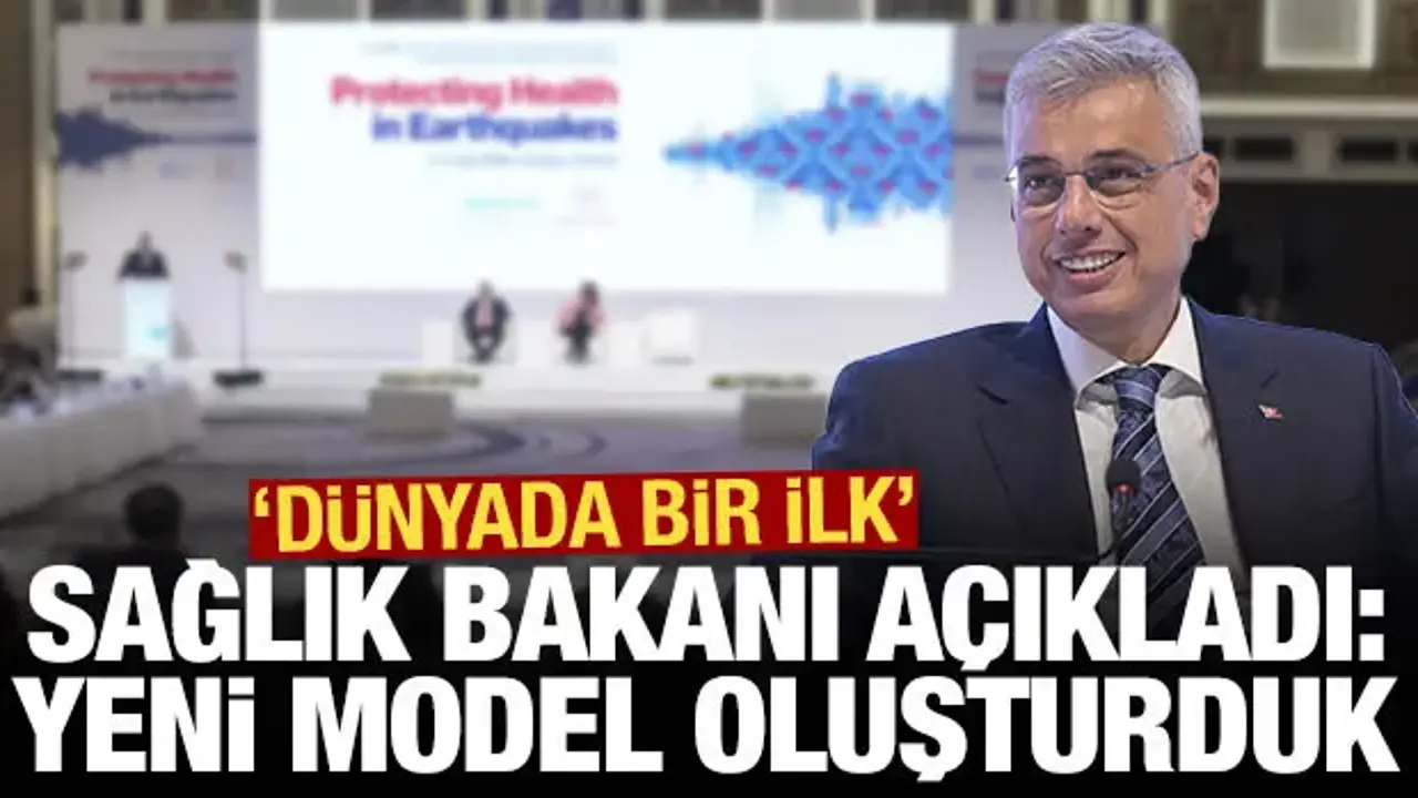 Sağlık Bakanı açıkladı: Olası Marmara depremi için yeni model geliştirildi