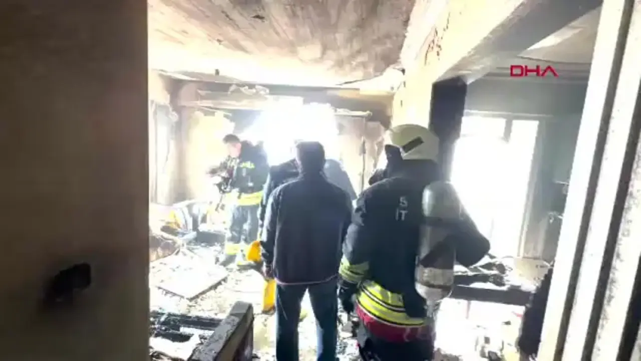 Samsun’da korkutan yangın! Ev kullanılamaz hale geldi, 1 ağır yaralı!