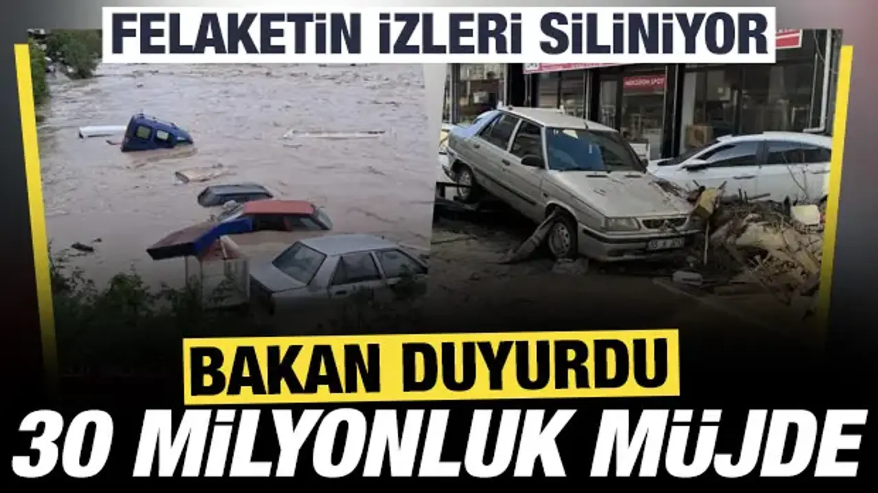 Şanlıurfa ve Samsun'da selden etkilenen afetzedelere 30 milyon liralık destek