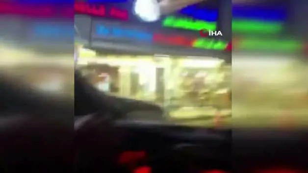 Sarıyer'de bebekli aileye dehşeti yaşattı, korku dolu anlar kamerada