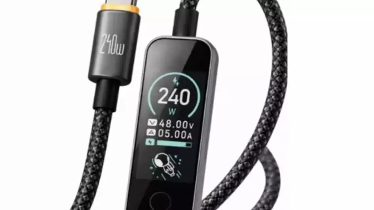 Şarj kabloları akıllandı: Ekranlı kablo dönemi başladı