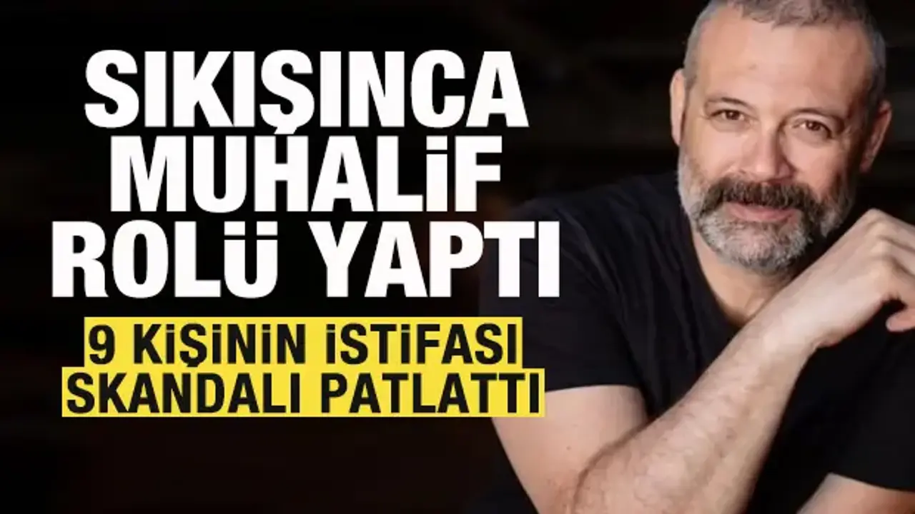 Sıkışınca muhalif rolü yaptı! Levent Üzümcü ve 9 kişinin istifası skandalı patlattı