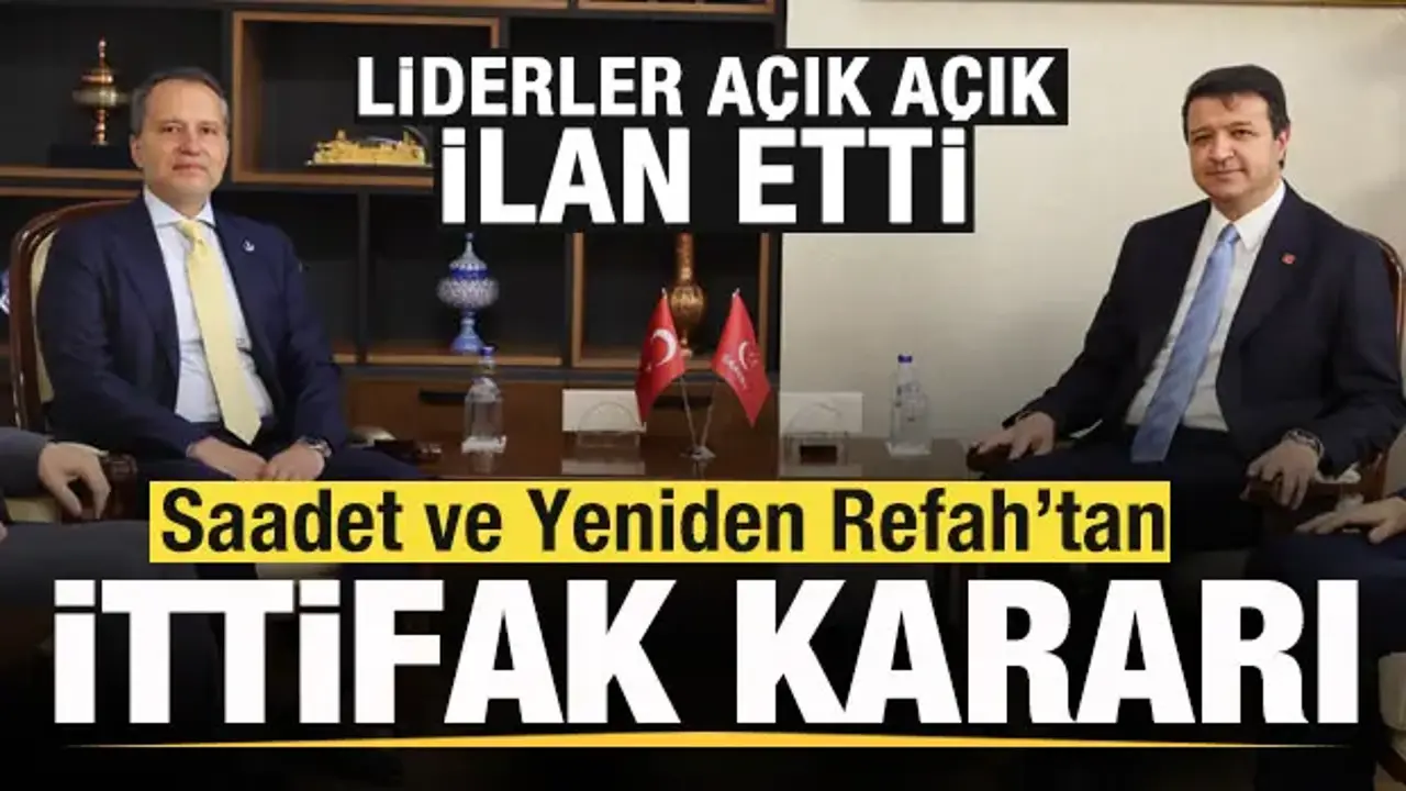 Siyaset gündemini hareketlendiren buluşma! Yeniden Refah ve Saadet'ten ittifak kararı