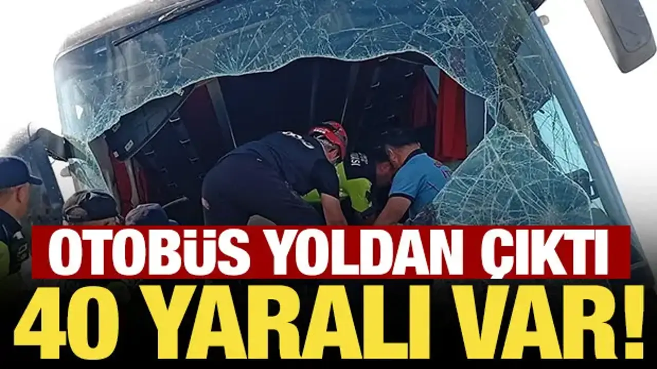 Son Dakika... Aksaray’da otobüs yoldan çıktı: Yaralılar var