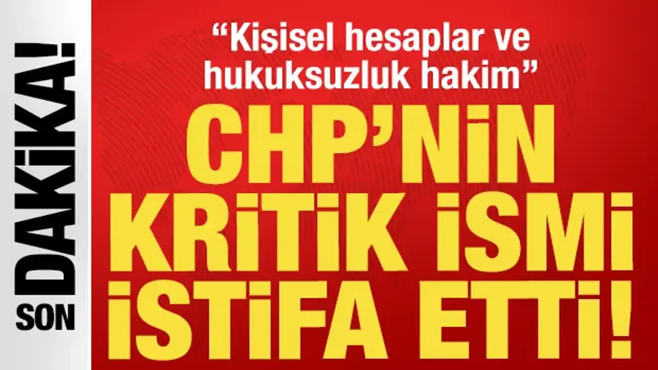SON DAKİKA: CHP'li vekil Adnan Beker istifa etti: 'Kişisel hesaplar ve hukuksuzluk hakim'