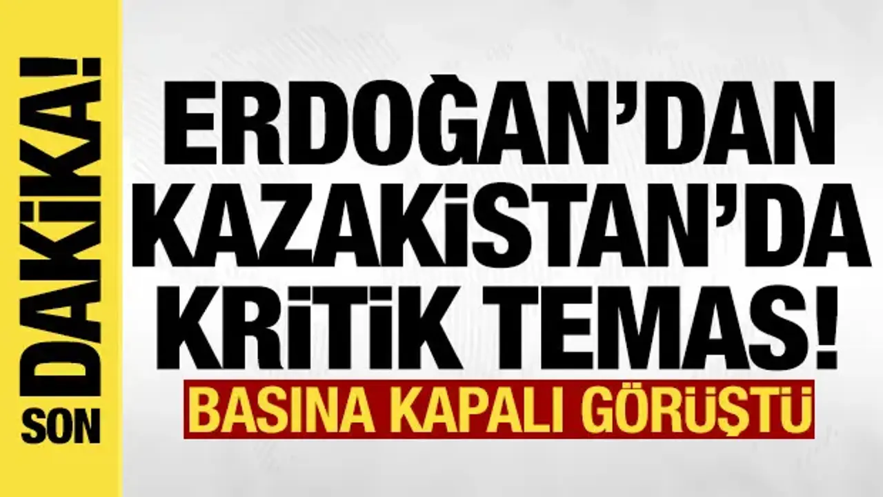 Son dakika: Erdoğan, Mirziyoyev ile görüştü!