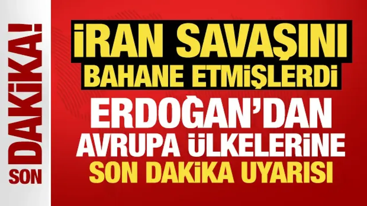 Son Dakika: Erdoğan'dan Avrupa ülkelerine Kıbrıs uyarısı