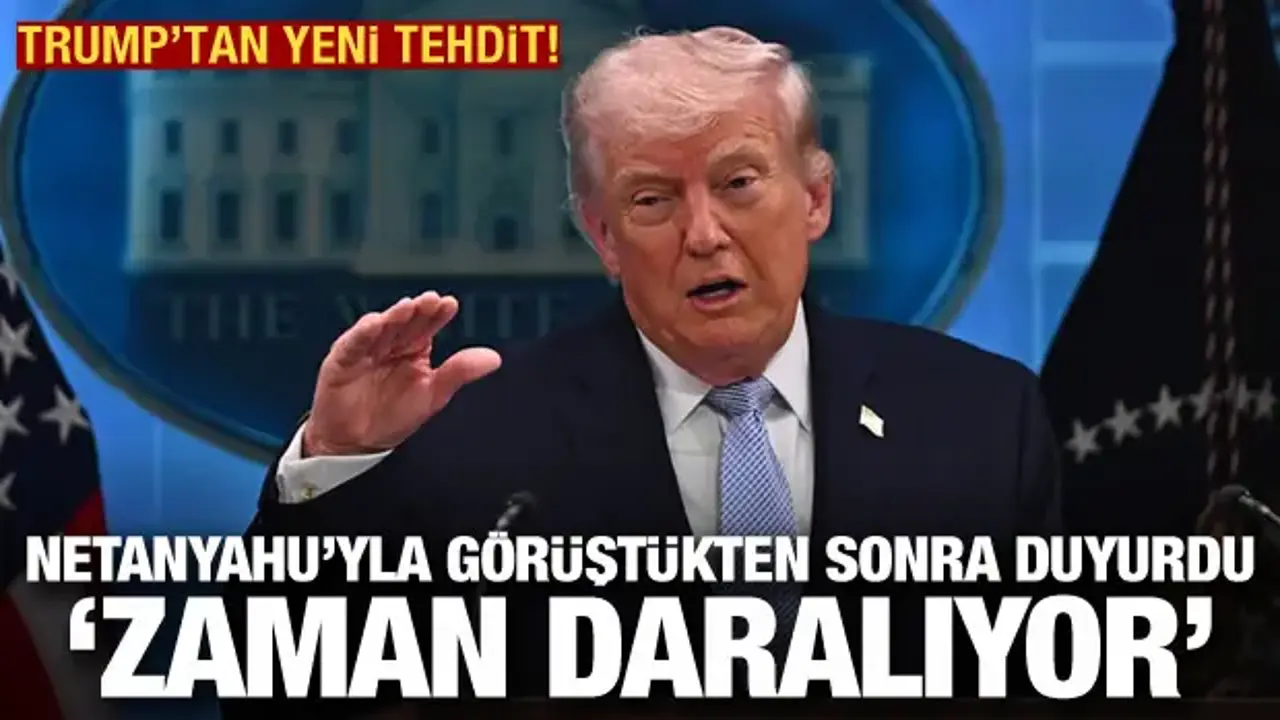 Son dakika haberi... Trump: İran için zaman daralıyor