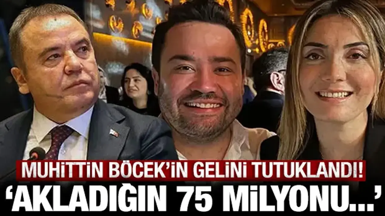 Son dakika: Muhittin Böcek’in gelini Zuhal Böcek tutuklandı