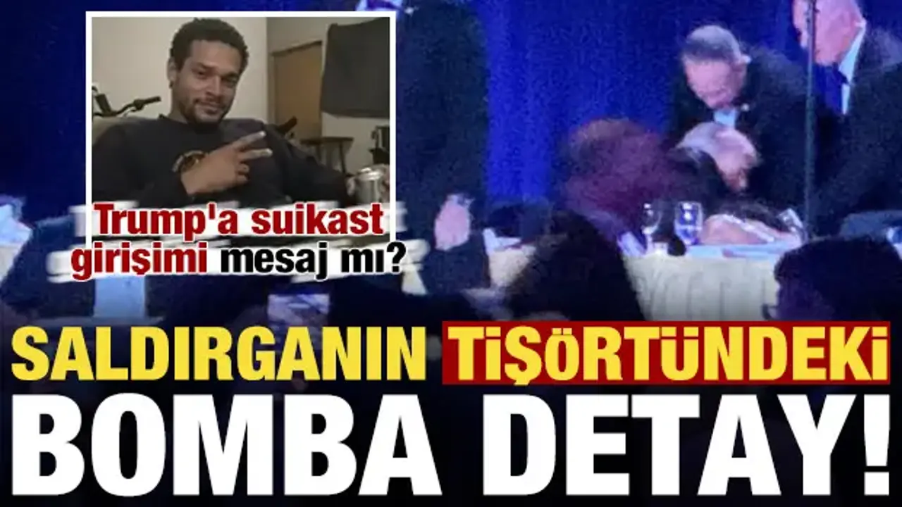 Son dakika: Saldırganın tişörtündeki bomba detay! Trump'a suikast girişimi mesaj mı?