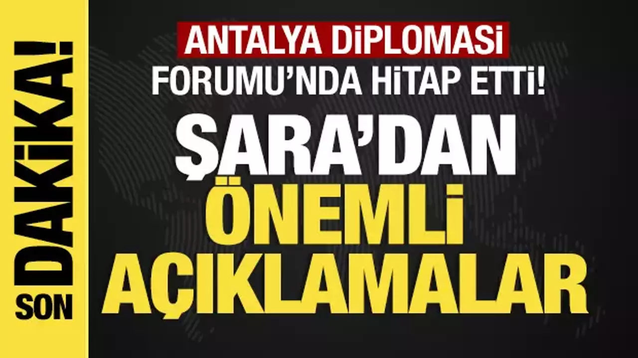 Son dakika... Şara, ADF 2026'da konuştu!