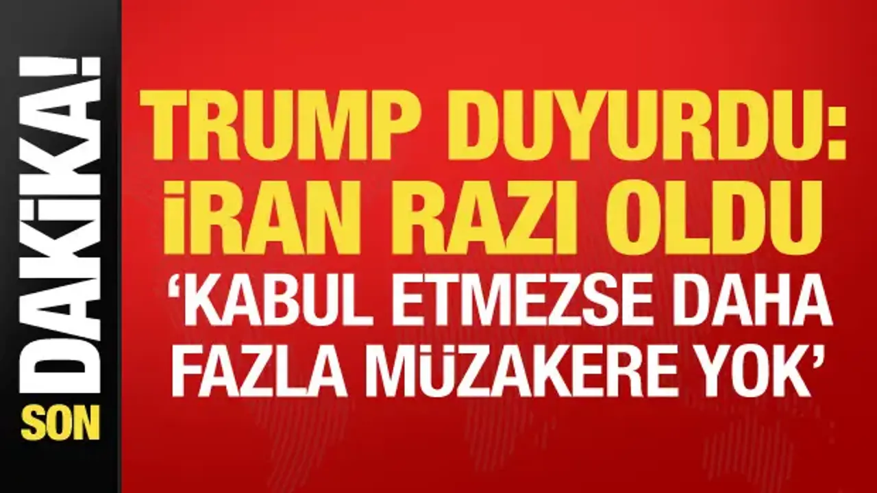 Son dakika... Trump: İran nükleer denetime tabi