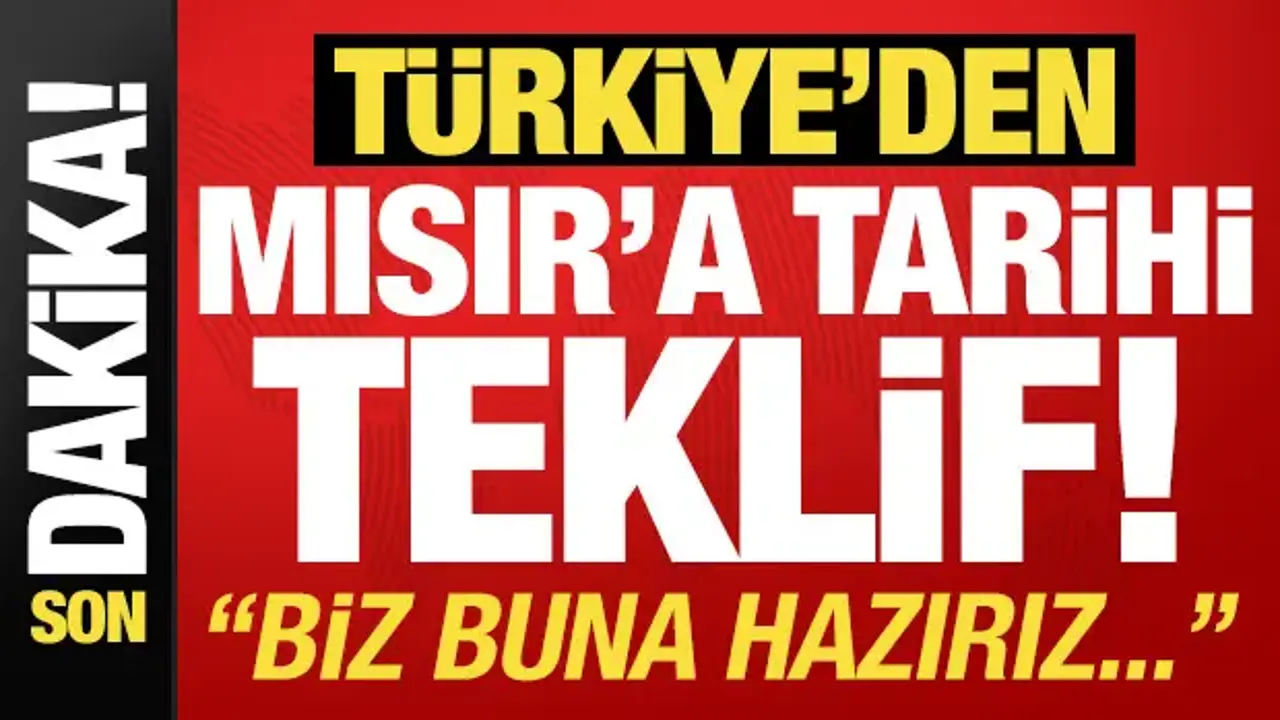 Son dakika: Türkiye'den tarihi Mısır çıkışı! MSB teklifi duyurup 'hazırız' mesajını verdi