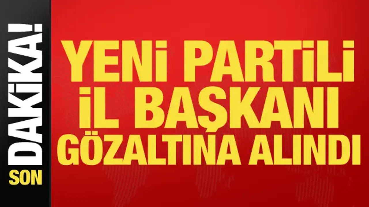 Son dakika... Yeni Parti Manisa İl Başkanı gözaltına alındı