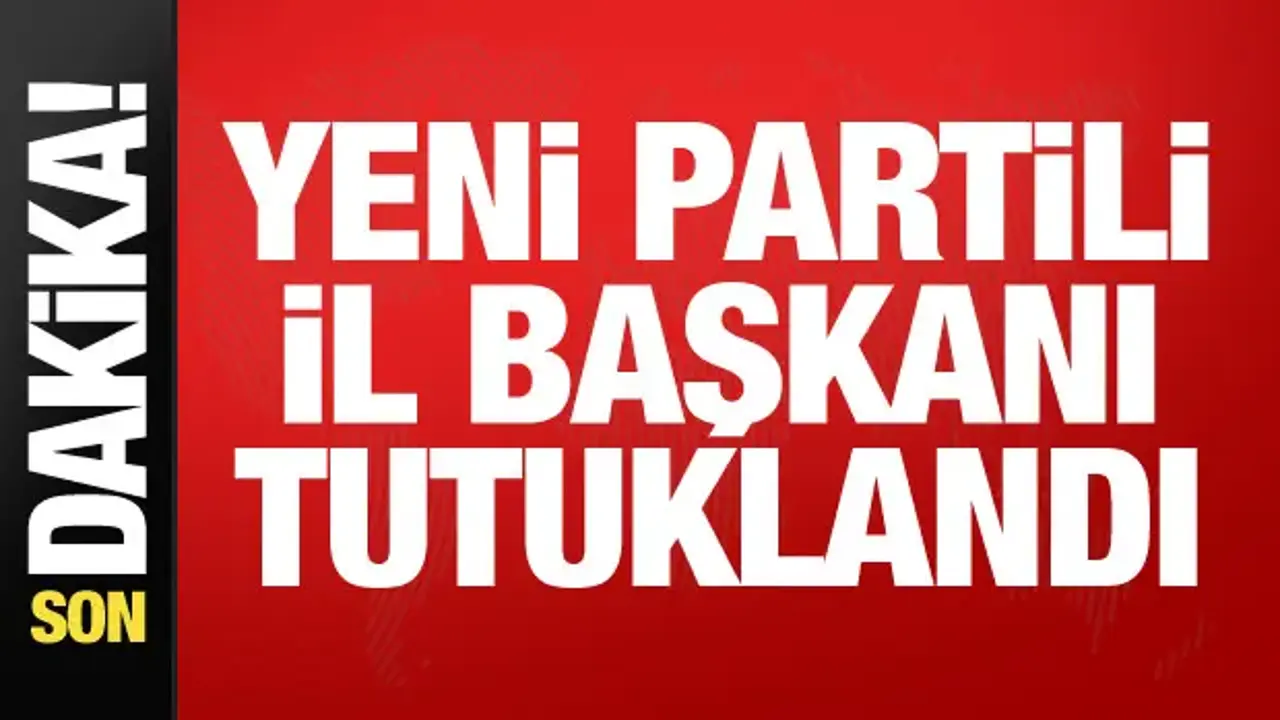 Son dakika: Yeni Parti Manisa İl Başkanı İlksen Özalper tutuklandı