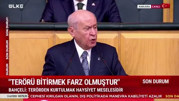 Sözleri ayakta alkışlandı! Bahçeli'den tarihi mesaj: Her bakanlık bir cephe