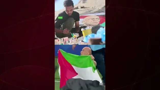 Sözleriyle Filistin halkının gönlüne taht kurdu! Resmini enkaza kazıdılar