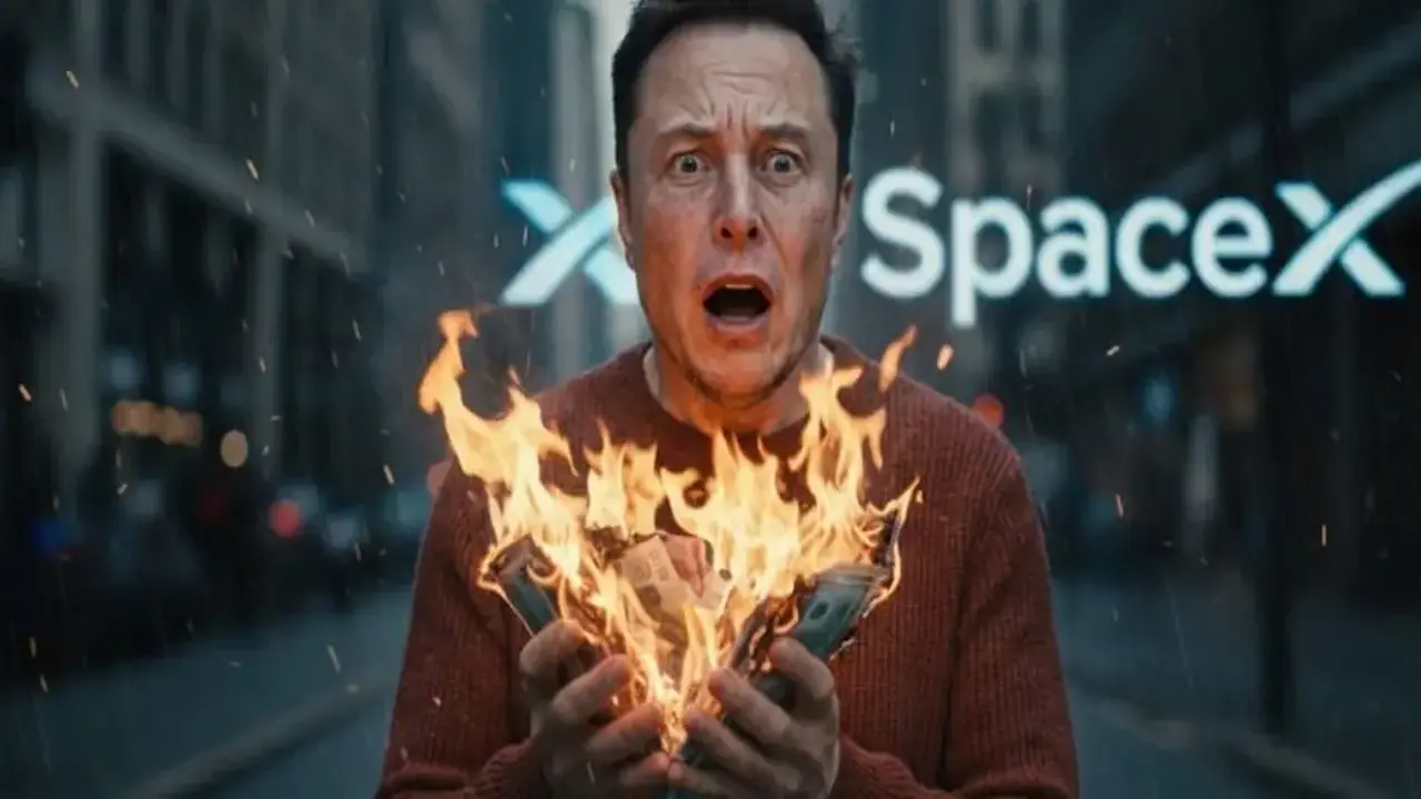 SpaceX hisseleri %50 eridi: Elon Musk 45 günde 750 milyar dolar kaybetti!