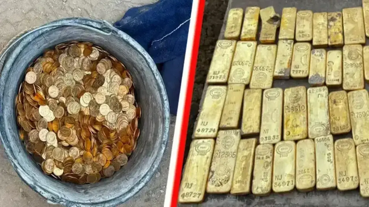 Tadilatta olan sıradan bir binaydı! İçinde 9 milyon avroluk altın çıktı