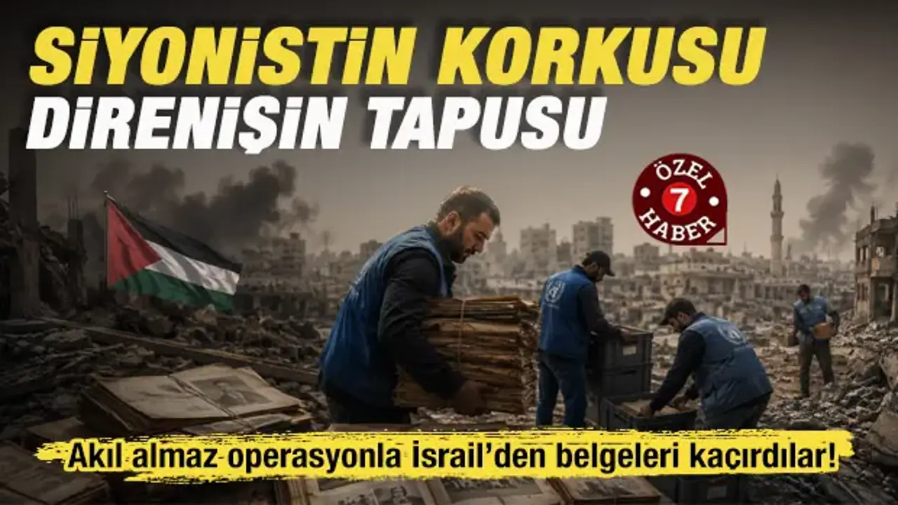 Tarihi kurtarma operasyonu: Filistin'in hafızası İsrail'in elinden böyle kaçırıldı