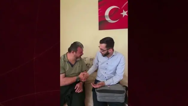 Tayini çıkan imamdan down sendromlu arkadaşına veda