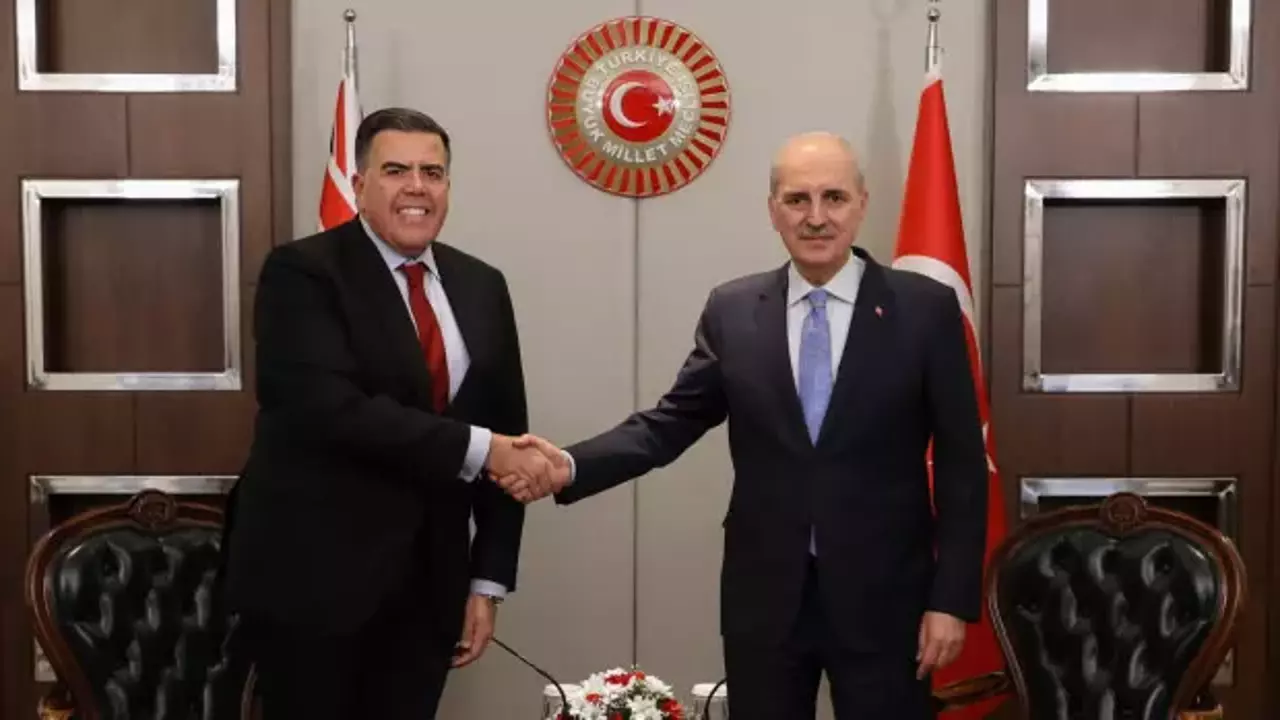 TBMM Başkanı Kurtulmuş, Avustralya Temsilciler Meclisi Başkanı Dick ile görüştü