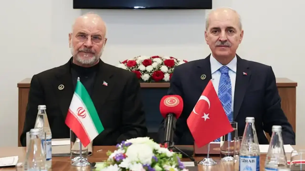 TBMM Başkanı Kurtulmuş, İran İslami Danışma Meclisi Başkanı Ghalibaf ile görüştü