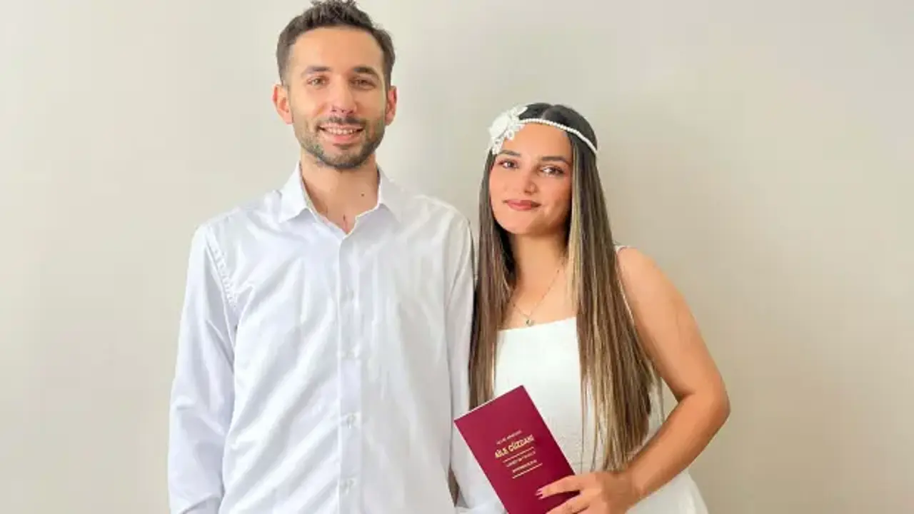 Tedavi gördüğü hastanede evlendi