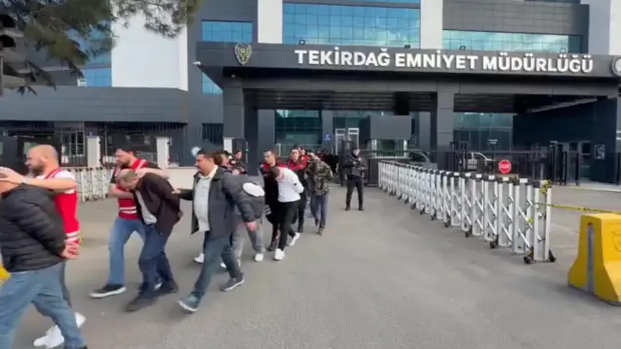 Tekirdağ'da fuhuş operasyonu: Çok sayıda tutuklama