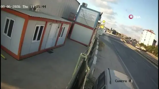 Tekirdağ'da yeni aldığı motoru mezarı oldu: Feci kaza anları kamerada