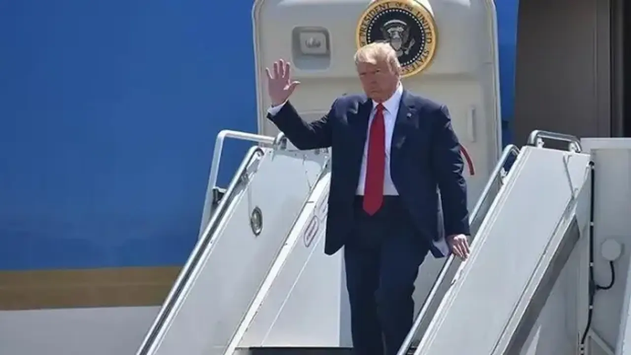 Trump 2026 NATO Zirvesi'nden ayrılırken İran tehdidi yüzünden gizlice uçak değiştirmiş