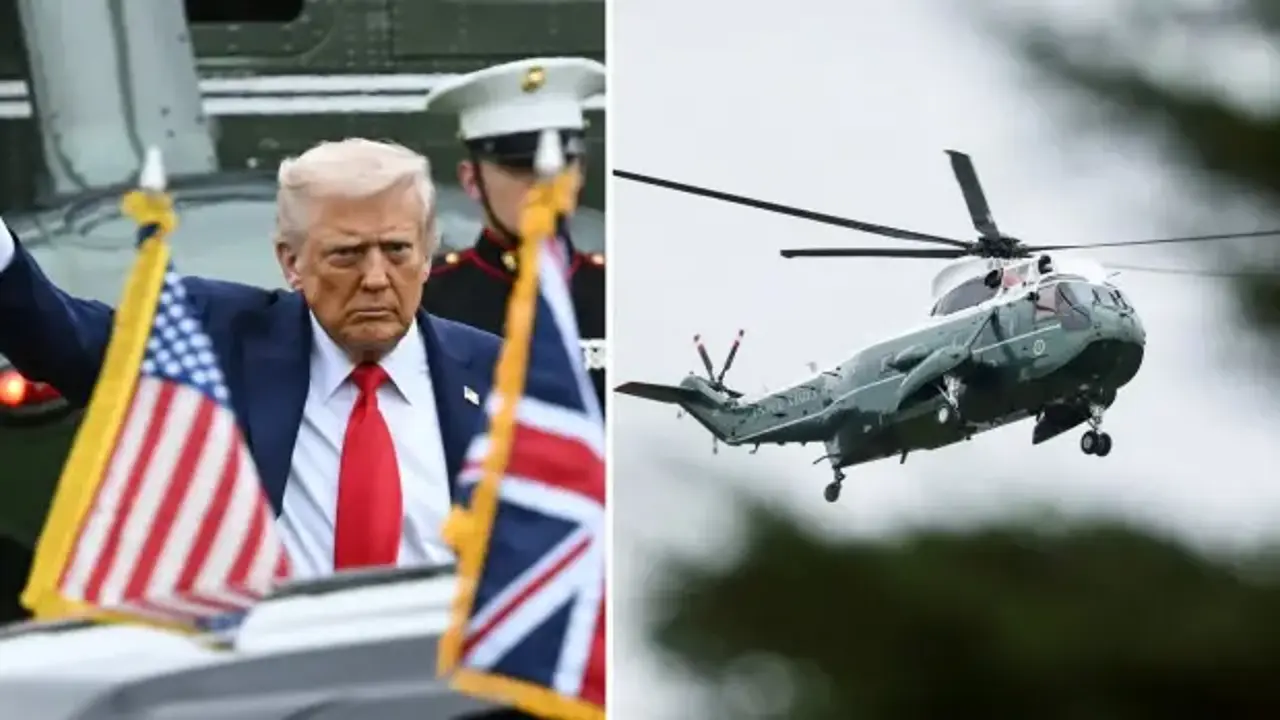 Trump felaketten son anda kurtuldu