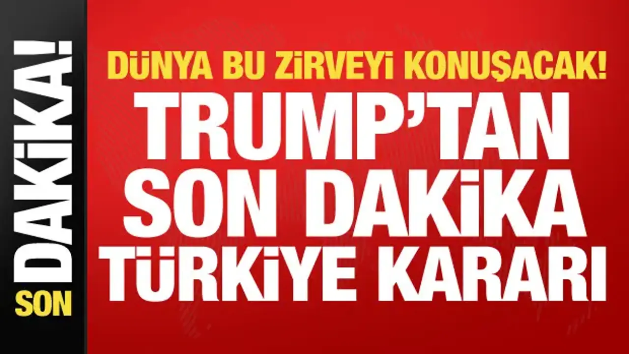 Trump Türkiye'deki NATO Zirvesi'ne katılacak mı? ABD'den son dakika açıklama geldi