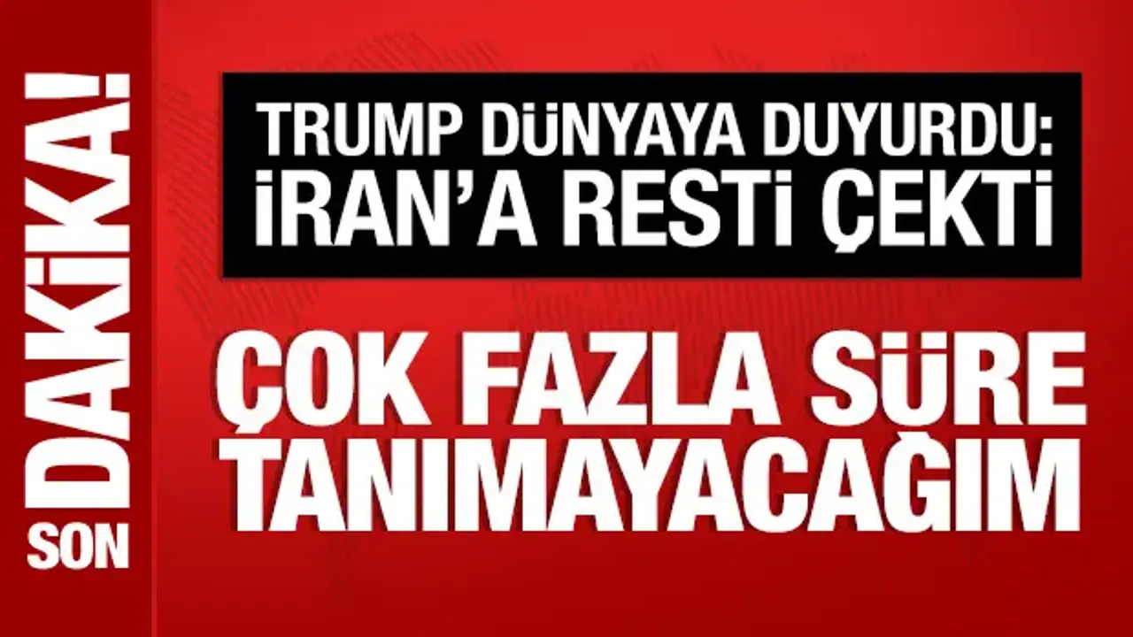 Trump'tan İran'a tehdit: Askeri müdahaleye hazırım