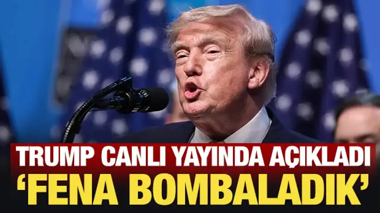 Trump'tan son dakika Hürmüz Boğazı mesajı: Onları fena bombaladık!