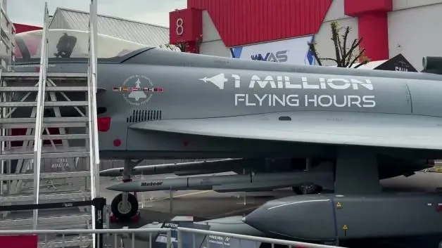 Türk bayrağıyla Eurofighter Typhoon ilk kez SAHA 2026’da