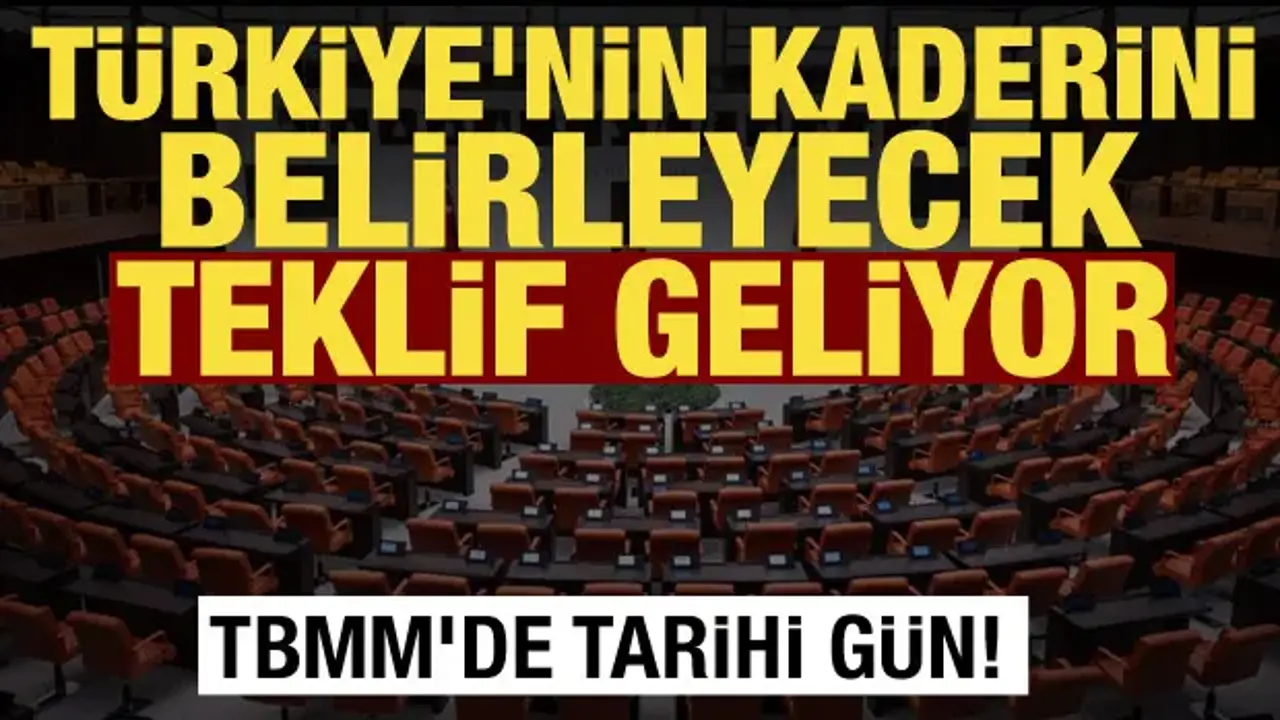 Türkiye'de tarihi gün! 12 maddelik çerçeve yasa bugün Meclis'e sunuluyor