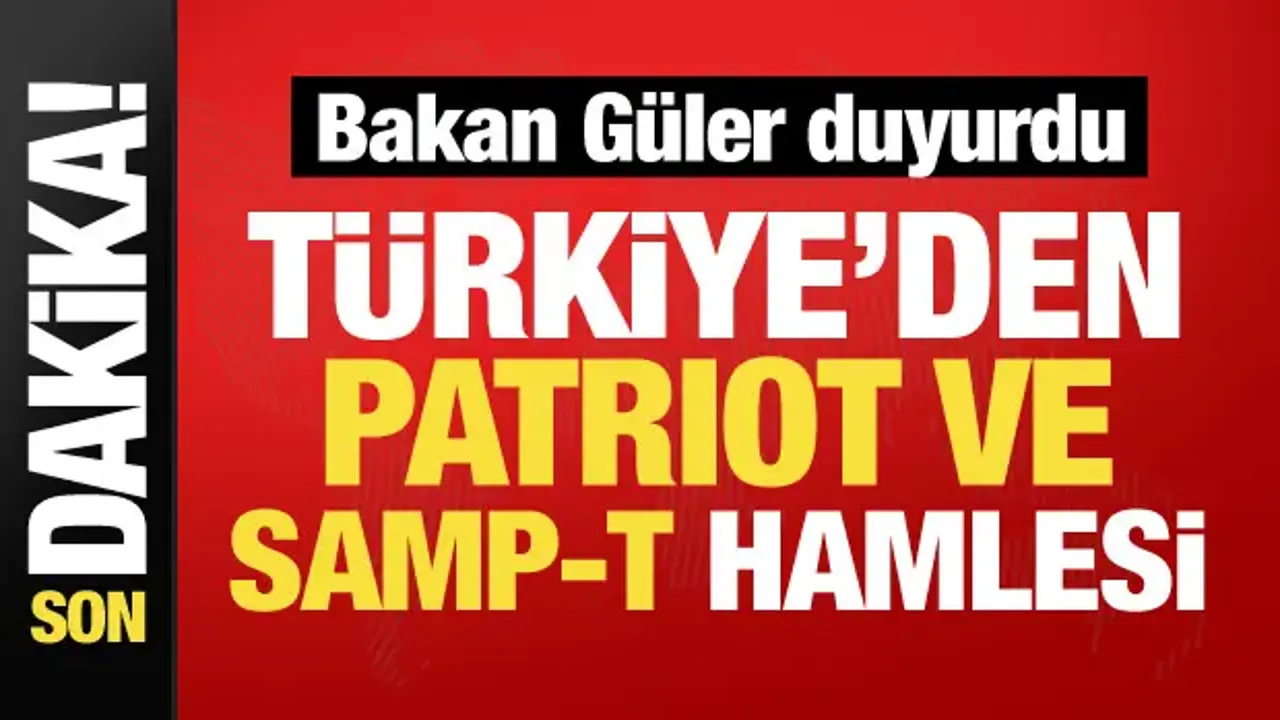 Türkiye'den Patriot ve SAMP-T için yeşil ışık! Bakan Güler açıkladı