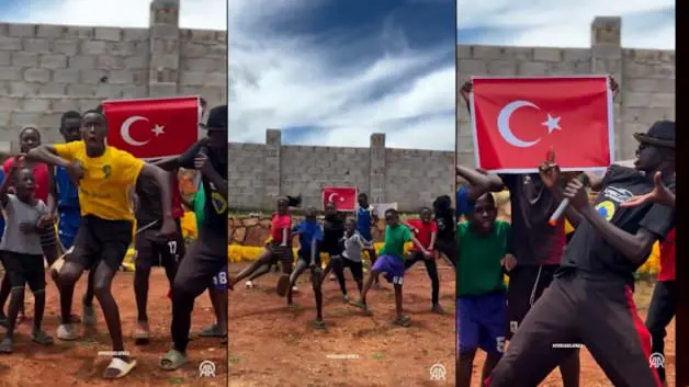 Ugandalı çocuklardan A Milli Takım'a özel Dünya Kupası klibi sosyal medyayı salladı