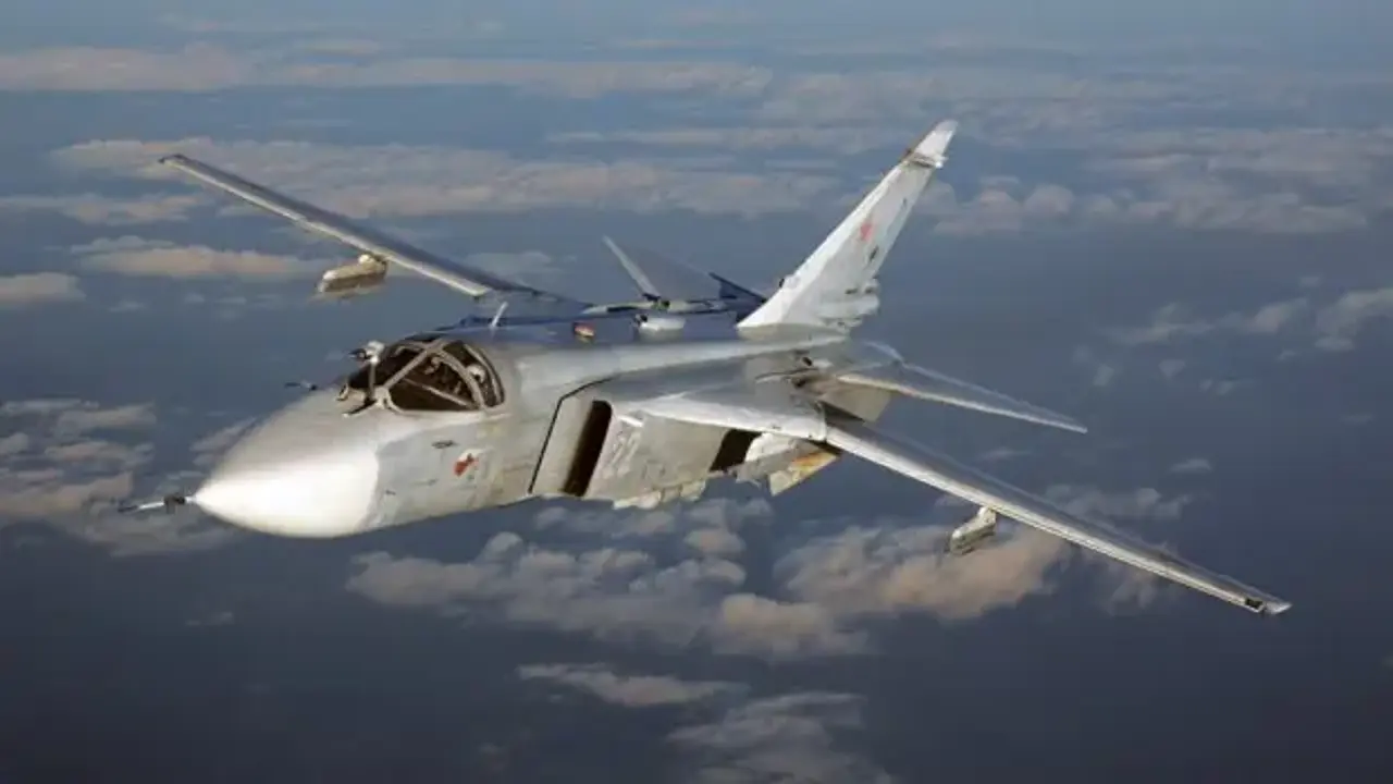 Ukrayna'da ‘Su-24M’ tipi bombardıman uçağı düştü