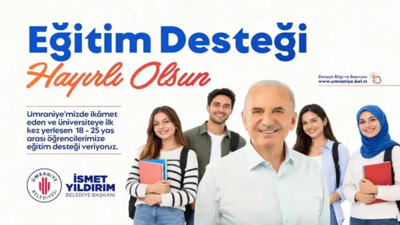 Ümraniye Belediyesi’nden üniversiteli gençlere 20 bin TL eğitim desteği