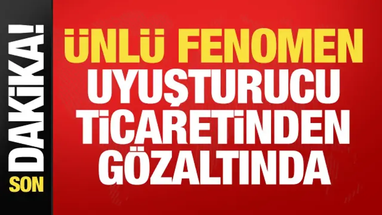 Ünlü fenomen Mesut Can Tomay uyuşturucu operasyonunda gözaltına alındı