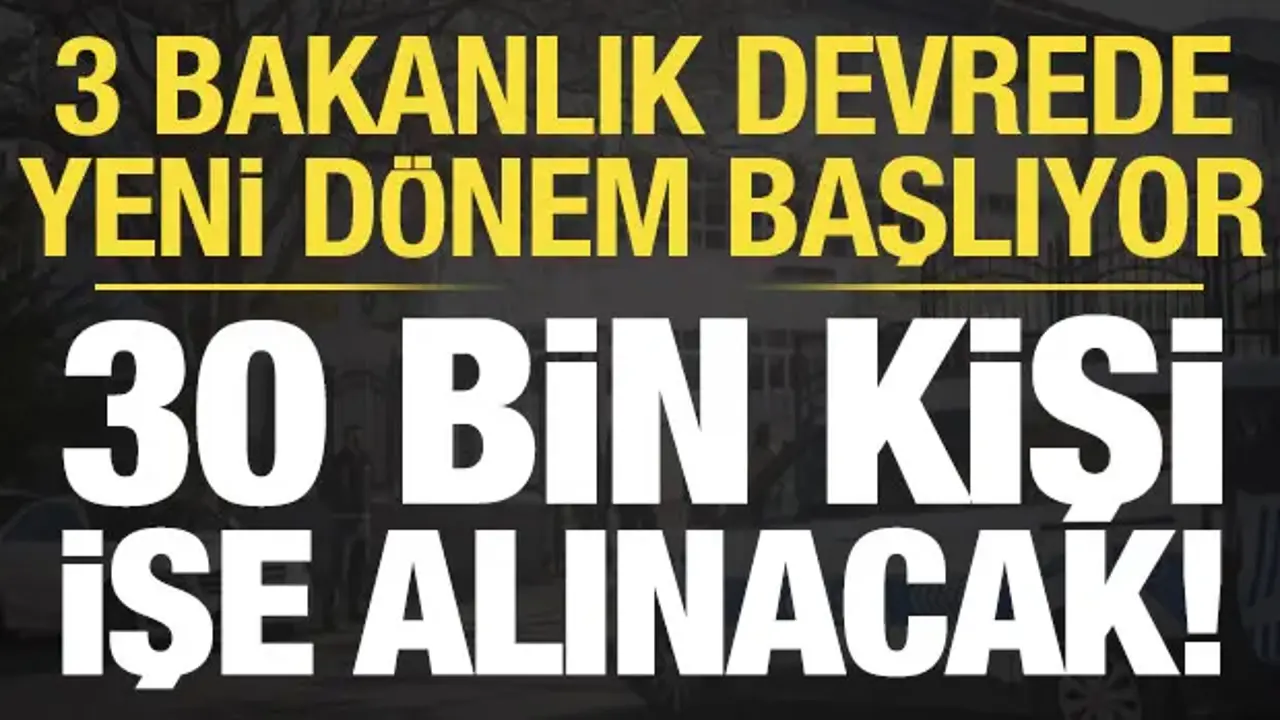 Ve detaylar belli oldu! Okullarda yeni dönem, 30 bin kişi işe alınacak...