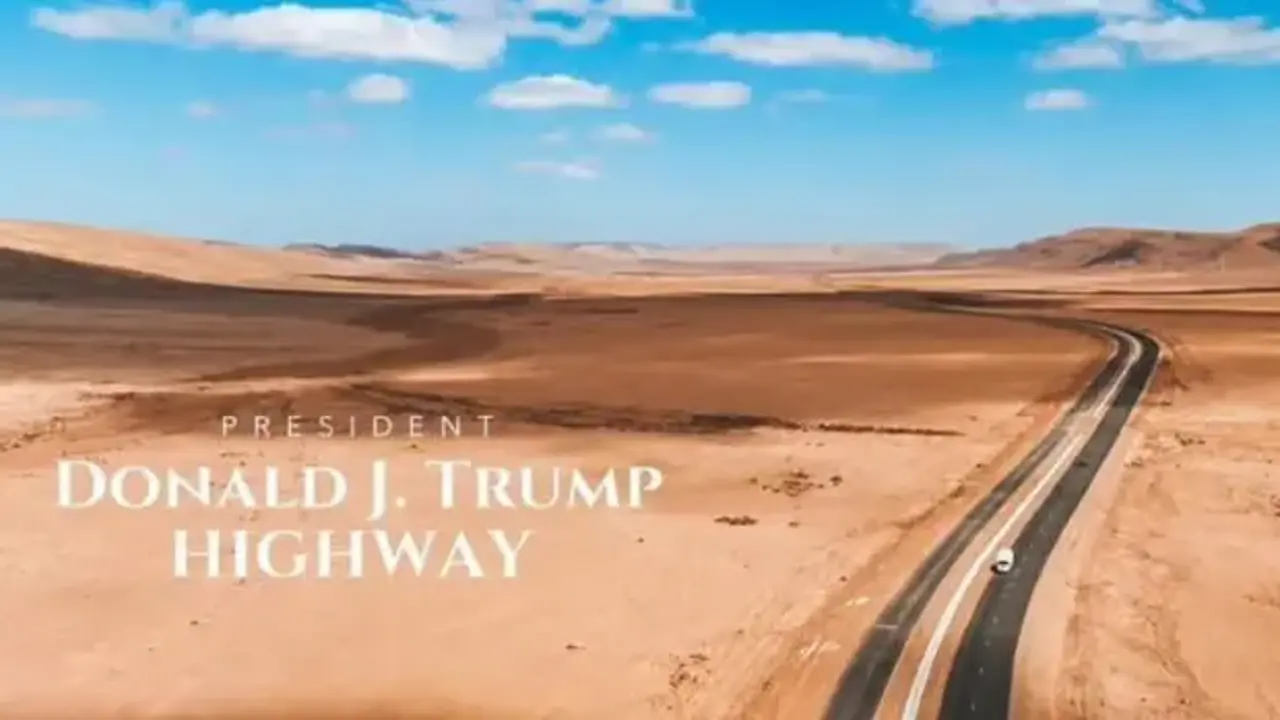 Yeni otoyola Trump'ın adını verildi