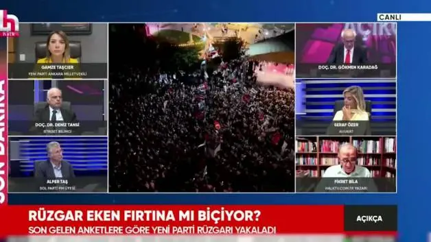 Yeni Parti'yi şişiren Halk Tv'nin anketi elinde patladı! Rakamların toplamı dalga konusu oldu