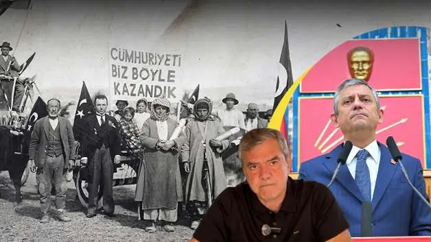 Yılmaz Özdil CHP'deki rüşvet iddialarını tarihi Uşak fotoğrafıyla eleştirdi